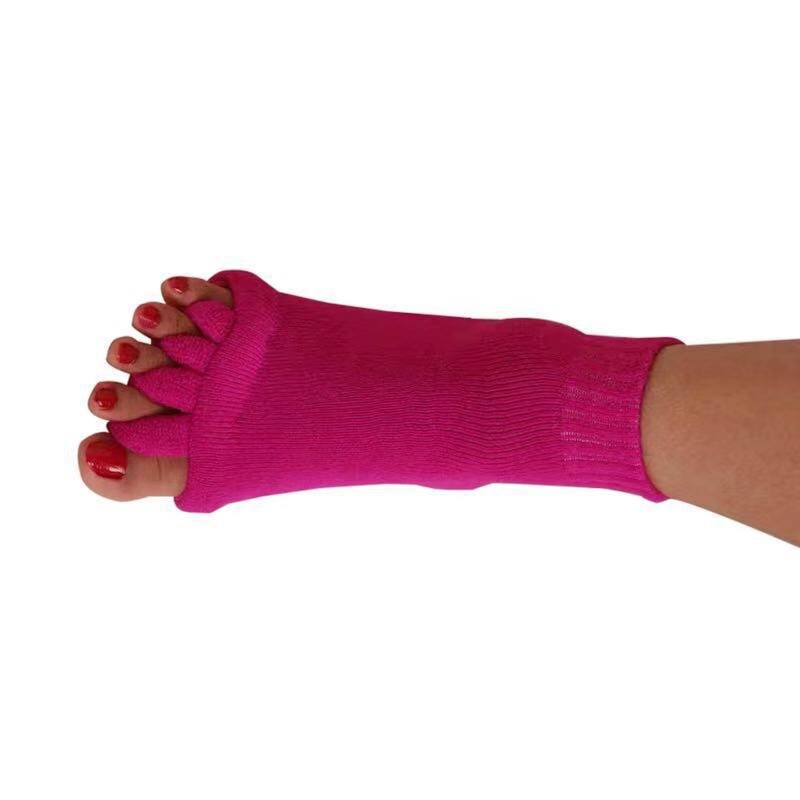 Separadores ortopédicos para dedos de los pies, Corrector de juanetes, ortopédico, Hallux Valgus, corrección de postura, Ectropion, 1 par: rose red