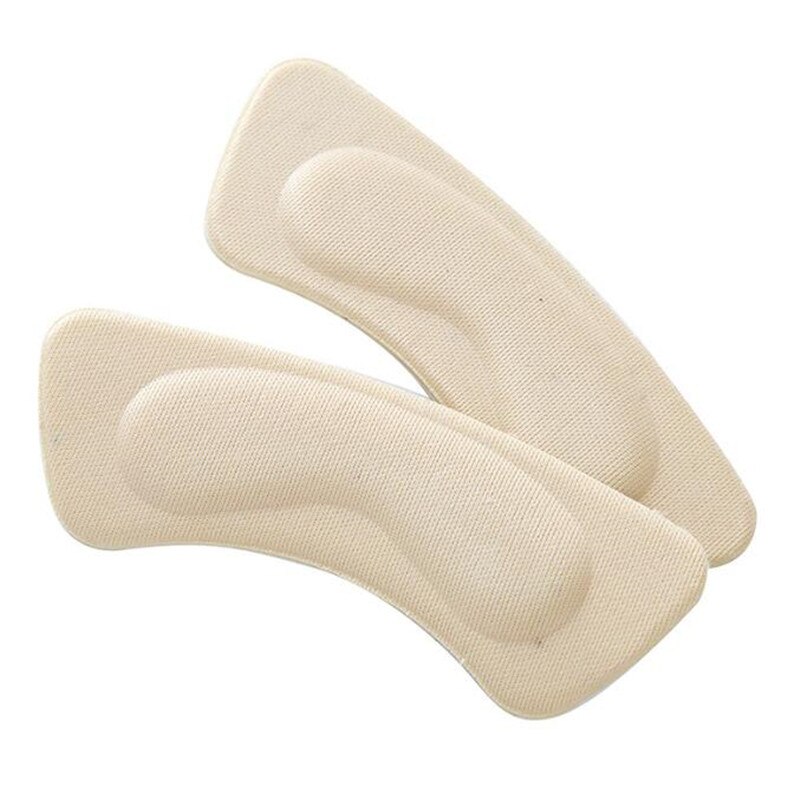Almohadilla de espuma viscoelástica para el cuidado de los pies, herramienta para el cuidado de los pies, tejido adhesivo, almohadillas para el talón, 1 par