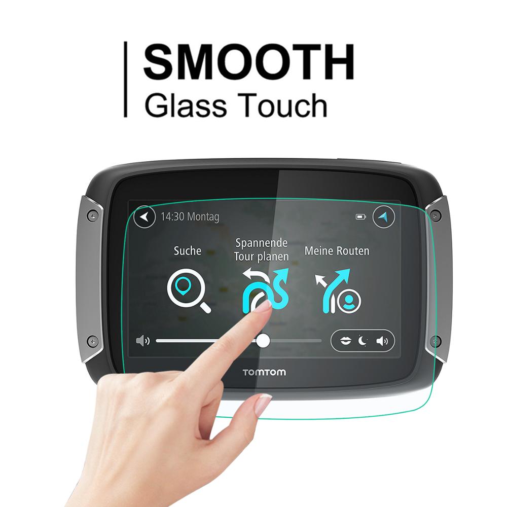 Protector de pantalla para TomTom Rider, pantalla de navegación GPS, 2 piezas, para TomTom Rider 40, 410, 400, 450, 550, 4,3 pulgadas