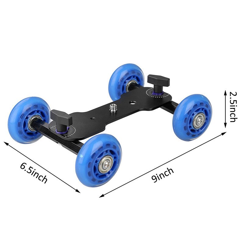 DOITOP Table Photography Slide Car Rail Systems Dolly For Digital Television Camera Canon Nikon Sony Smartphone And Monopod B3