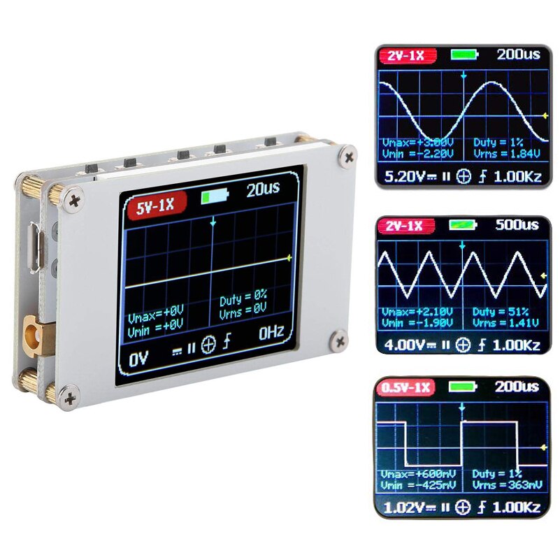Yeapook DSO188 Handheld Digitale Draagbare Mini Oscilloscoop Kit Met 1Mhz Bandbreedte 5 Ms/s Sampling Rate