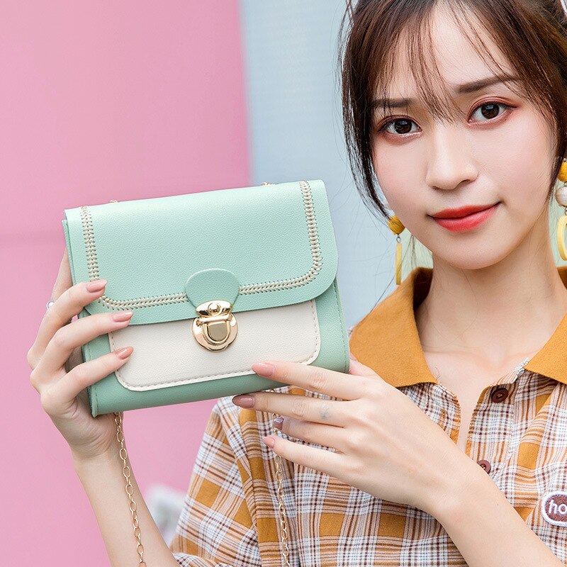 Women Shoulder Bag Casual Handbag for Women Mini Bags Chain Handle Messenger Crossbody Bags Lady Lock Wallet Handbags