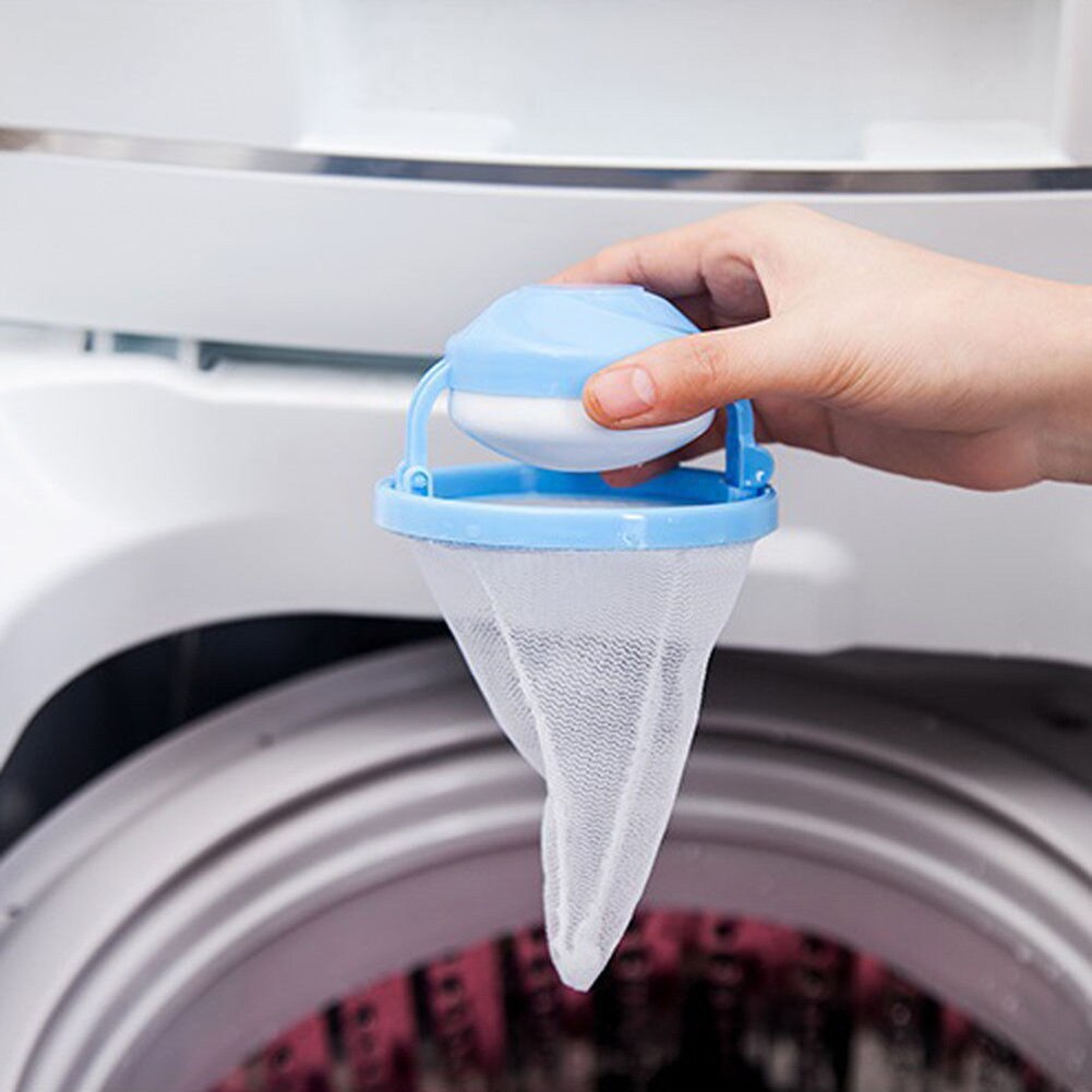 1 PCS Washing Machine Filter Washing Machine Floating Lint Mesh Trap Bag Hair Catcher Filter Net Pouch Household Tool Reusable