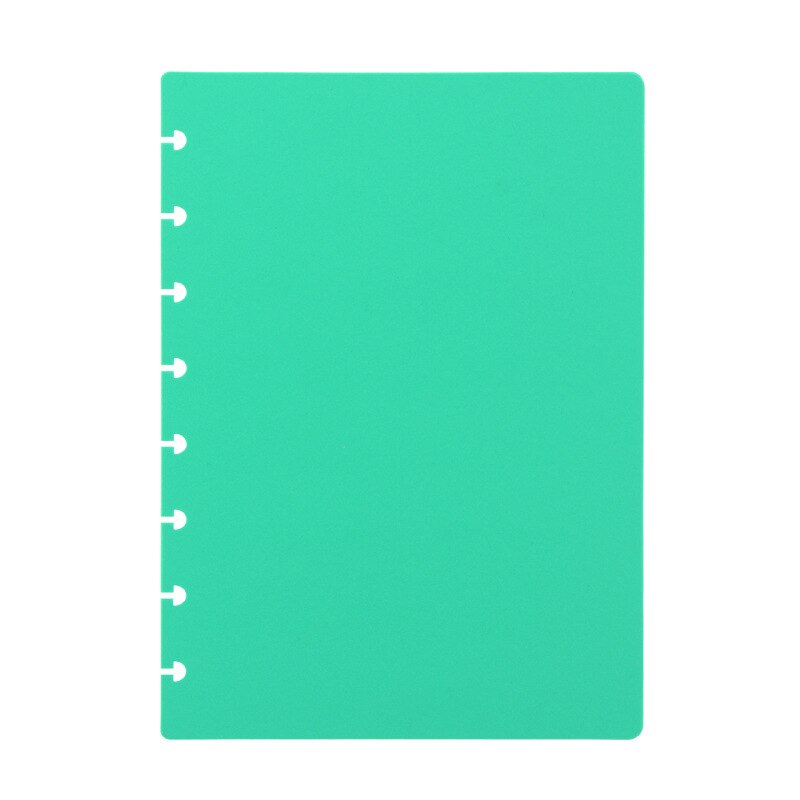 Fromthenon A5 Junior Size Eagle Discbound Notebook Cover Voor Paddestoel Gat Planner Disc-Gebonden Systeem Scrapbooking Cover Shell: Green / A5