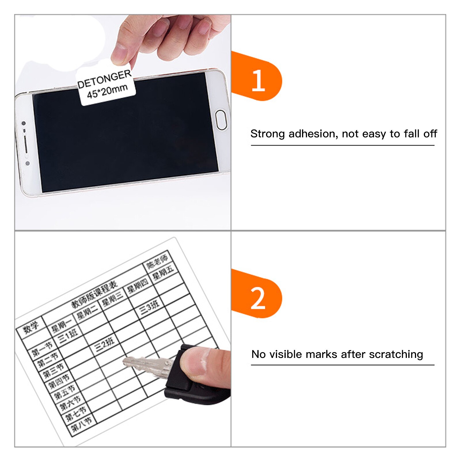 Label Printer Sticker Thermal Label Paper Self-Adhesive Printable Paper Roll Waterproof Oil-Proof Tear Resistant for DP23/DP30