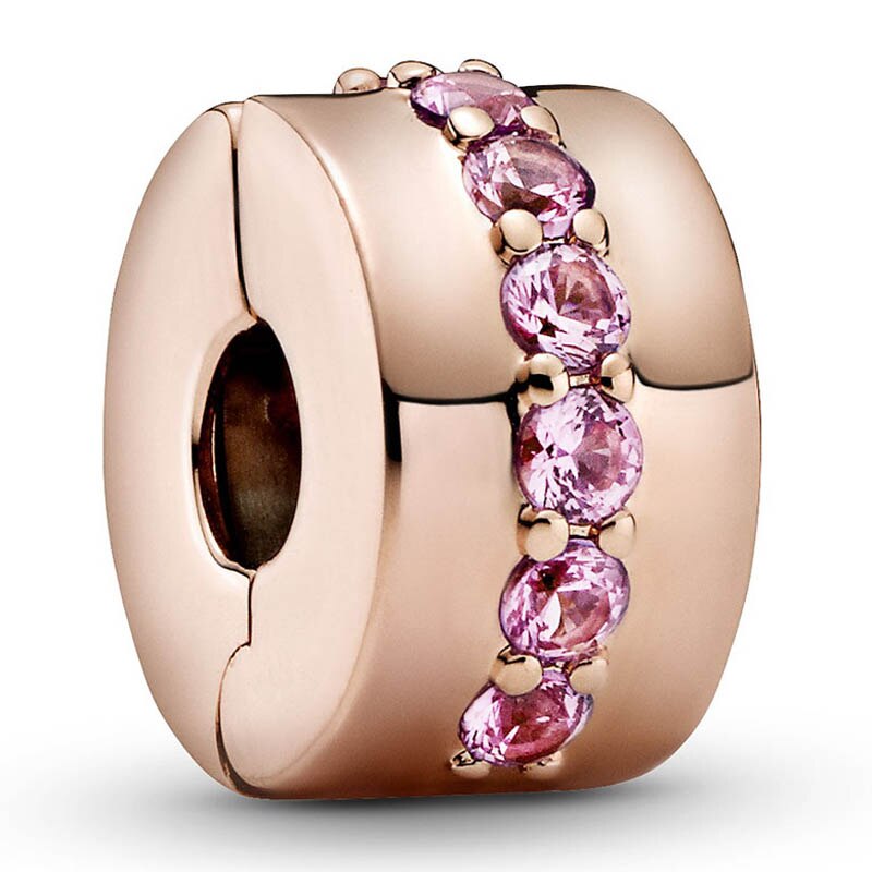 Verdadeiro espumante brilhando caminho daisy meadow pave &amp; livre coração clipe charme 925 contas de prata esterlina ajuste pulseira moda jóias: 7