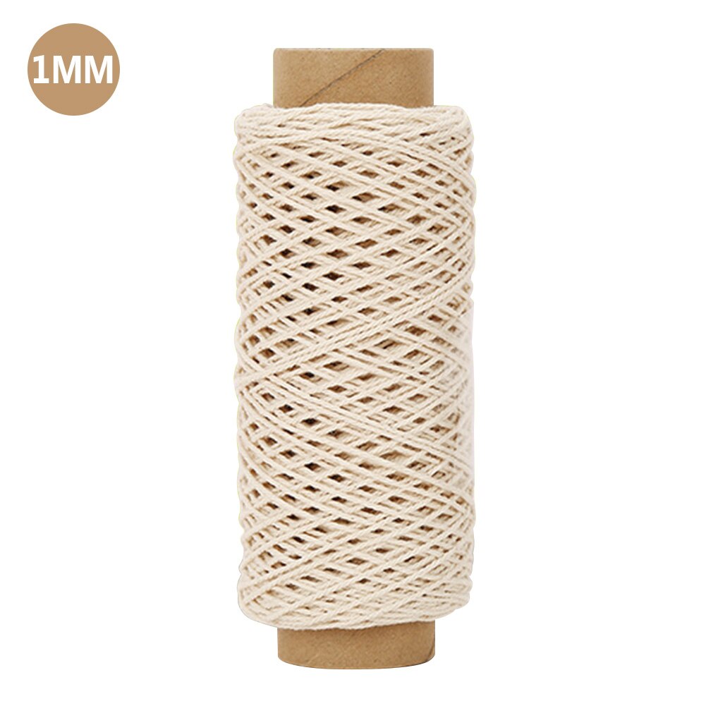 Fabrication de bijoux Textile à la maison suspendus tapisserie macramé chaîne coton corde bricolage artisanat mariage Beige à la main Crochet torsadé