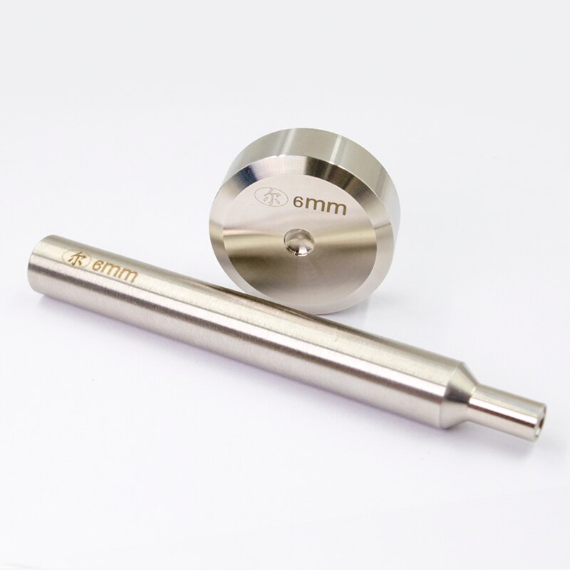 SOZO outils d'installation de rivets en acier inoxydable, solide, tige de Rivet en cuir Impact Base de poinçon d'ongle 6/8/9/10mm