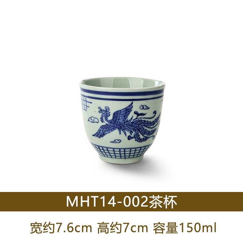 150ml japanska koppar tekopp vinglas stengods keramik restaurang vattenkopp med kopp kaffekopp: Mht 14-002