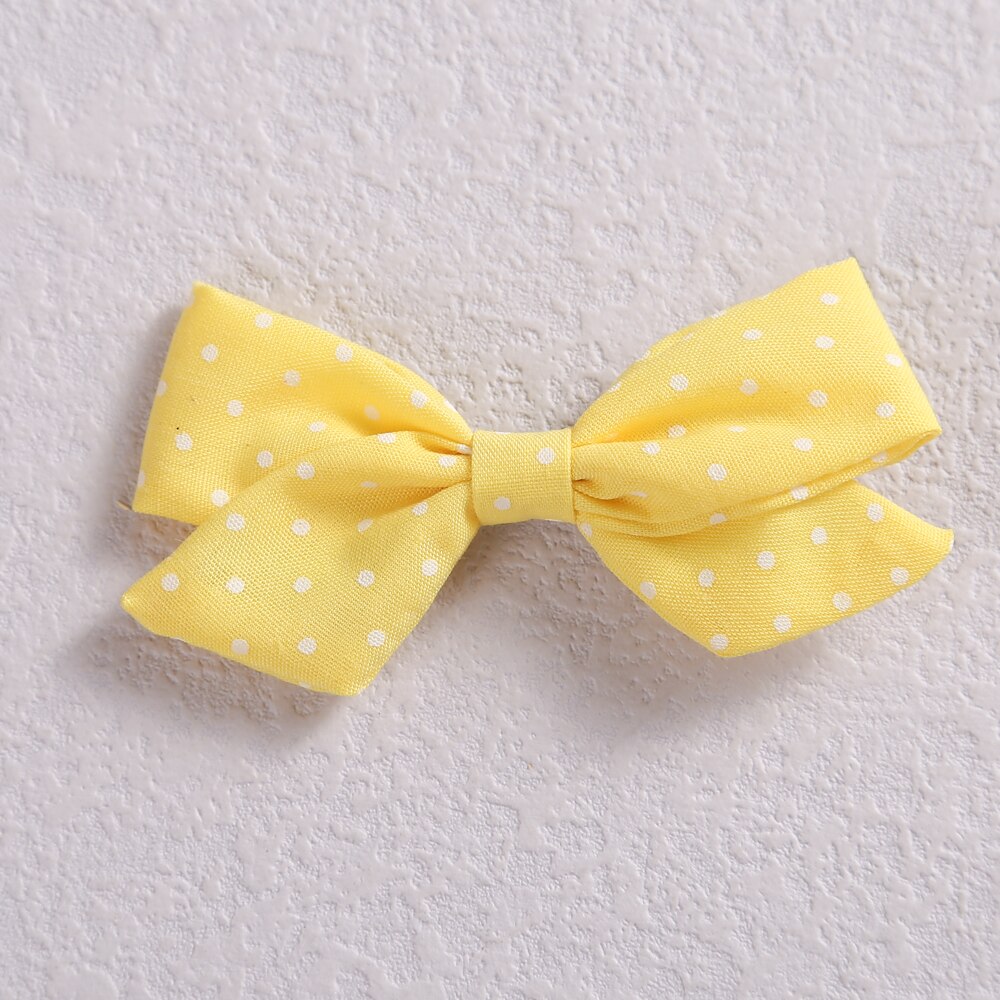Pinzas para el pelo de lunares para niña, lazos para el pelo, pasador infantil, horquillas para niño pequeño, accesorios para el cabello para bebé Kawaii: A7NSFB-9988C-7