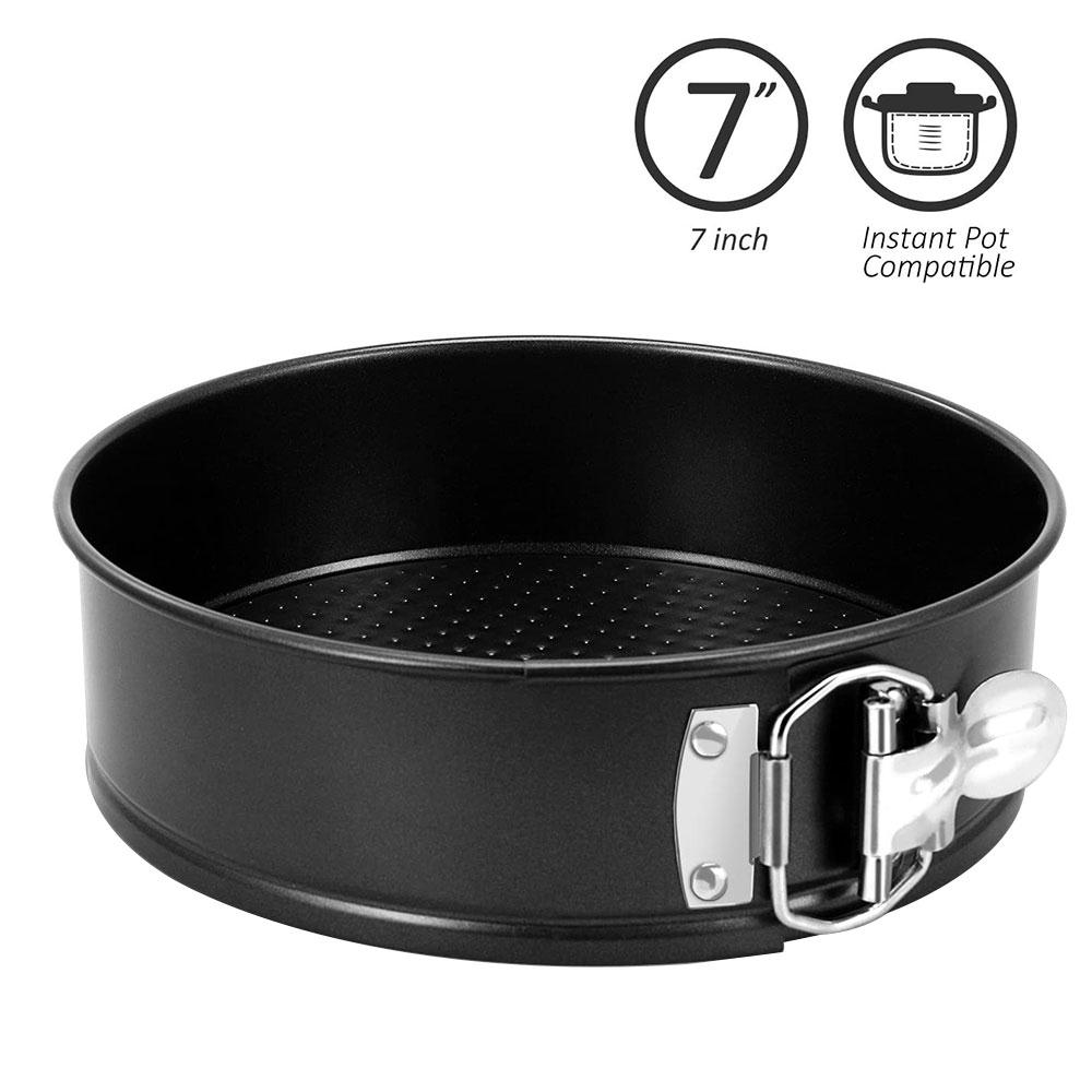 Non-Stick Cake Pan 7inch Instant Pot Mould Pressure Cooker Cake Pan Leakproof Cake Pan Cheesecake Springfoam