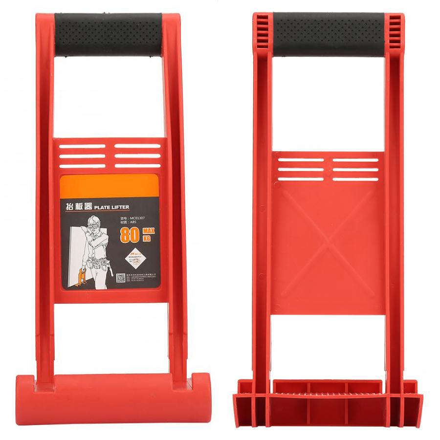 Lifting Board Tool Panel Holder 80kg Load Weight ABS Panel Plywood Loader with Non-slip Handle