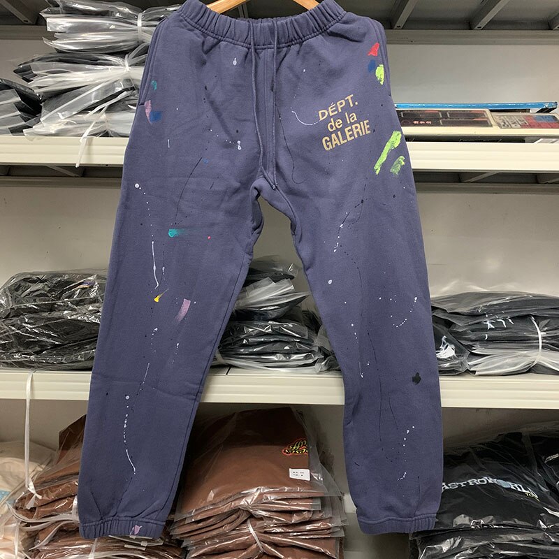 Handleiding Splash Inkt Gallery Dept Vintage Joggingbroek Mannen Vrouwen Herfst Gallery Dept Broek Broek: M / 3