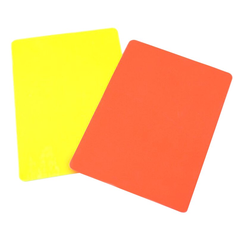 Soccer Referee Red Yellow Card Record Football Match Warning Card for Sports SAL99