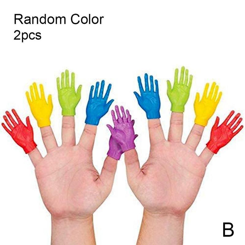 Vijf-Vinger Open Palm Vinger Marionet Vinger Links Rechts Klein Model Speelgoed En Hand P7H5: B