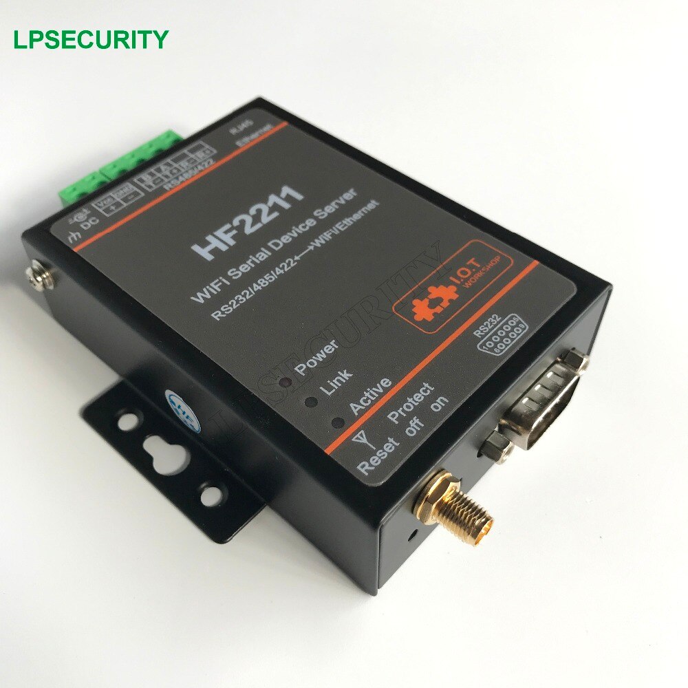 HF2211 système d'alarme GSM/PSTN de sécurité à domicile MIPSMCU avec 4 mo de Flash, support TCP/IP/Telnet/Modbus protocole TCP