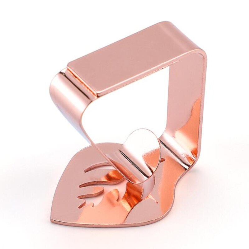 Home Parts Desktop Stainless Steels Tablecloth Clip Leaf Butterfly Shaped Restaurant Tablecloth Clip: 646464
