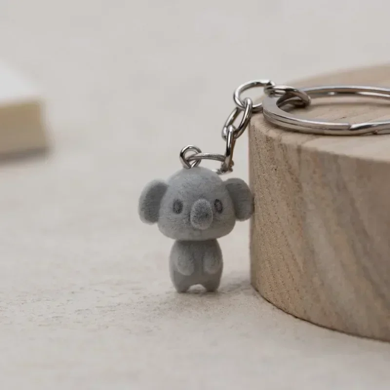 3d tegneserie-flokkende katte og mus-nøgleringe nøglering dyrenøgleringe til kvinder mænd bilnøgler gør-det-selv smykker kawaii kat