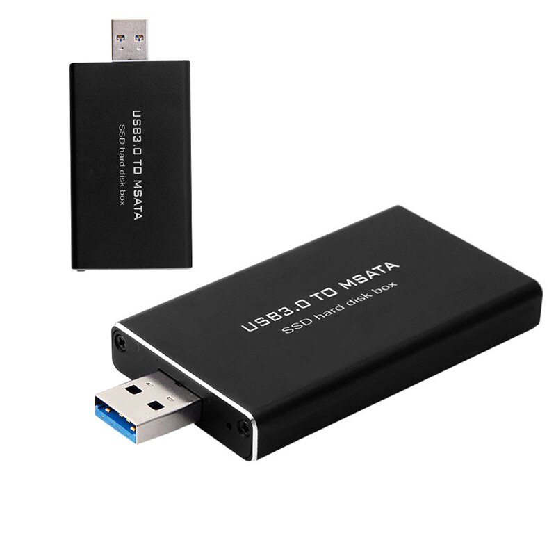 USB 3.0 mSATA ssd sabit disk Box dönüştürücü adaptör muhafaza harici muhafaza 1 adet