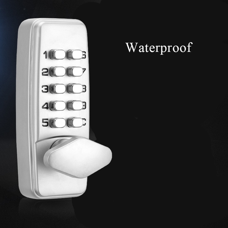 Mechanical Password Code Number Lock for home Apartment wooden metal door