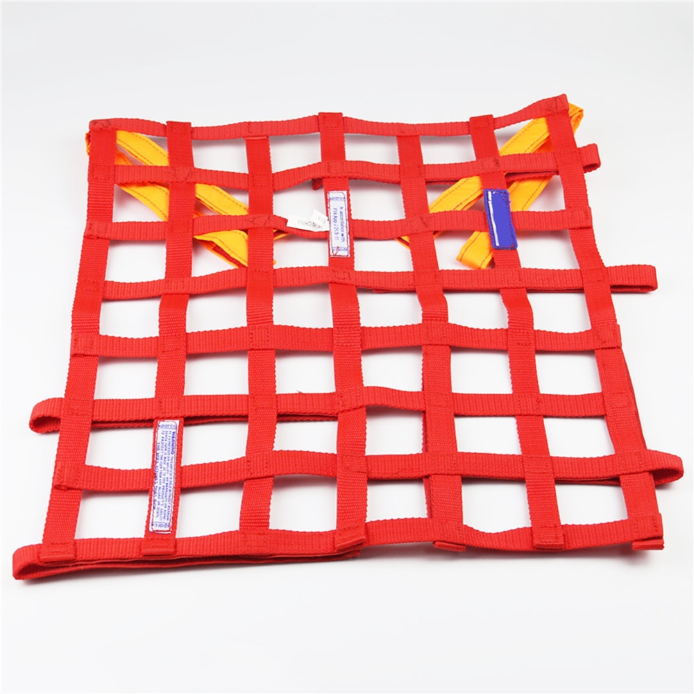 Rød 20 " x17 " Racing drivende rallybil sikkerhetsvindu nettbeskytter