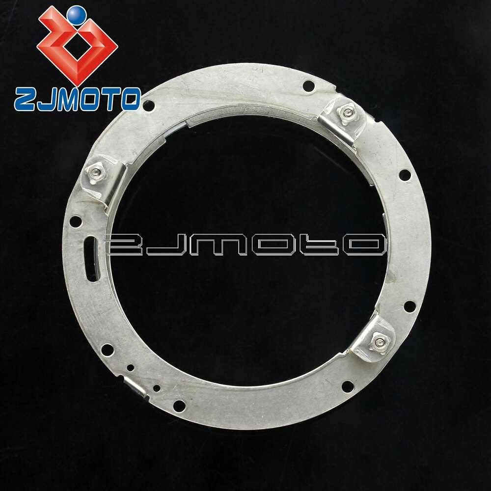 Chrome Motorcycle 7 "Ronde Koplamp Mount Ring Led Koplamp Houder Beugel Voor Harley Softail Dyna Fld Touring