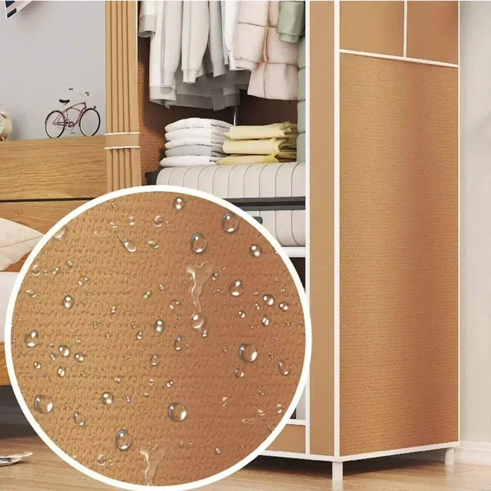 Armario de montaje Simple, armarios de tela de alta capacidad, gabinetes de almacenamiento modernos para el hogar, muebles de dormitorio