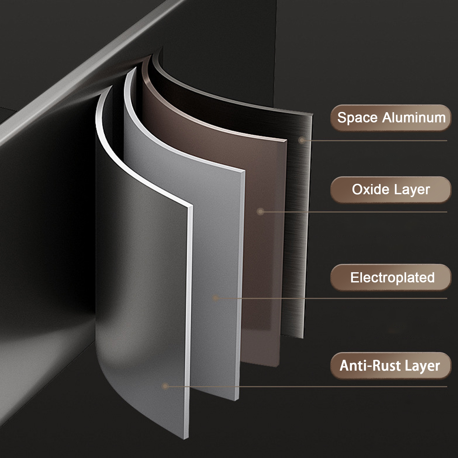 Support de salle de bain sans poinçon, étagère de salle de bain, espace de toilette en aluminium, sans perceuse, support suspendu, organisateur de salle de bain, accrocher au mur