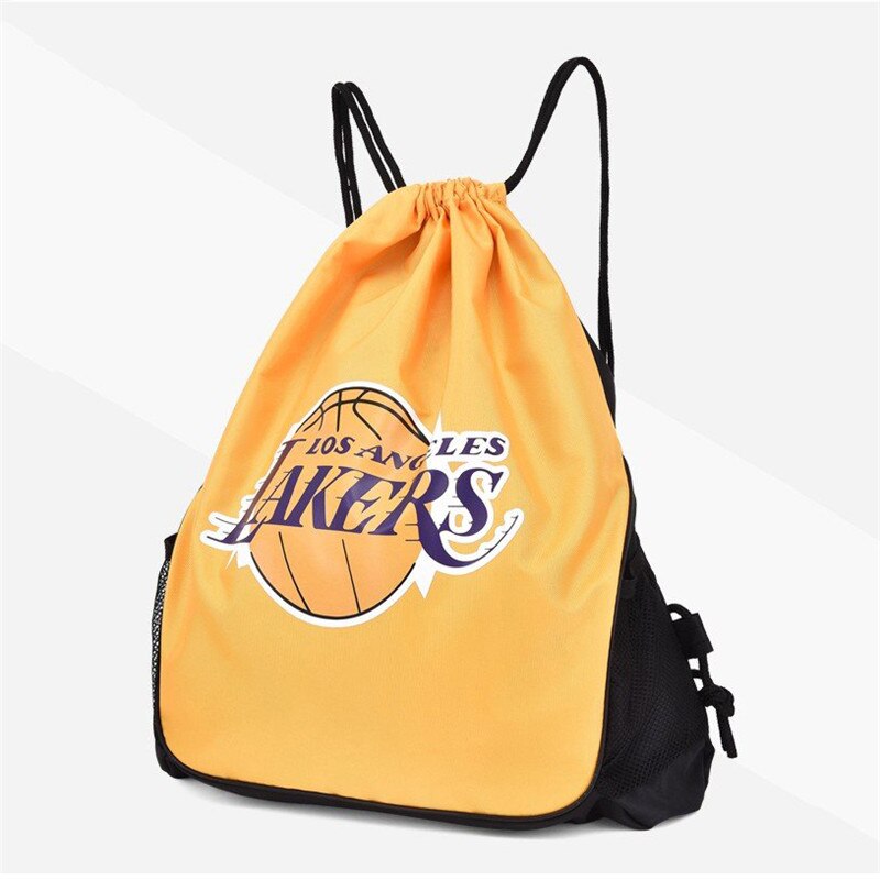 Drawstring Bags Man Women Polyester String Drawstring Bag Promotional Sports Printed Backpack School Sport Basketball Bag