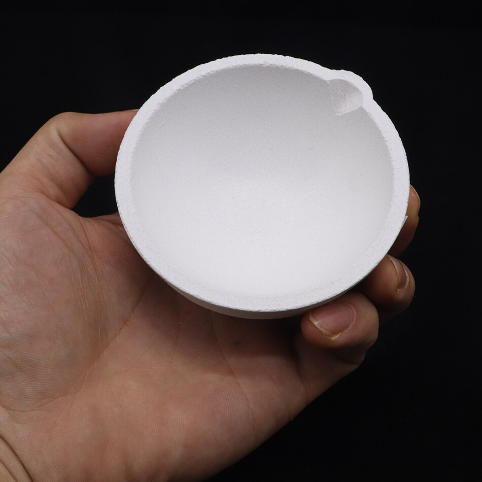 500g juveler kvarts silica smeltende smeltedigel gryde smeltning smelte metal guld sølv smykker støbning