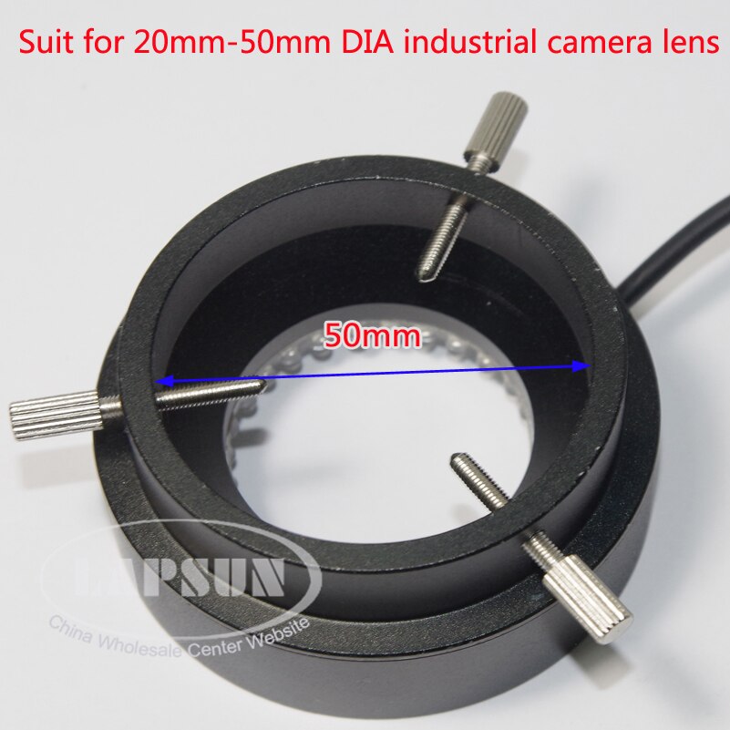 96 LED Ring Light Illuminator Adjustable Lamp for Industry Stereo Camera Microscope Magnifier White Red Yellow Blue Green Purple