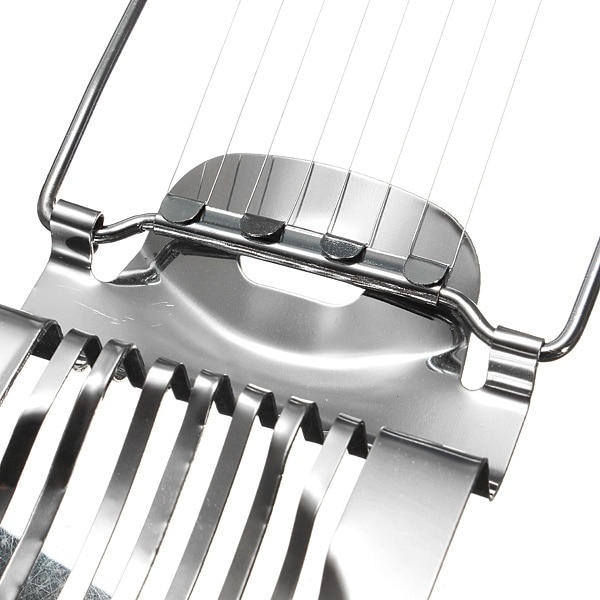 Cortador de huevos duros de acero inoxidable para el hogar, utensilios de cocina, accesorios