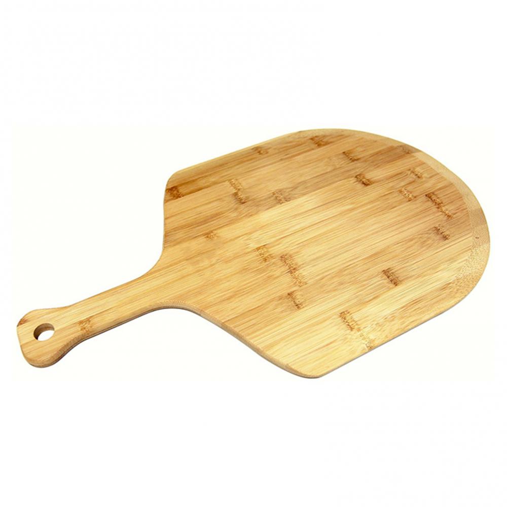 40% Sales! 12 Inch Natuurlijke Bamboe Pizza Schil Board Keuken Bakken Levert Met Handvat