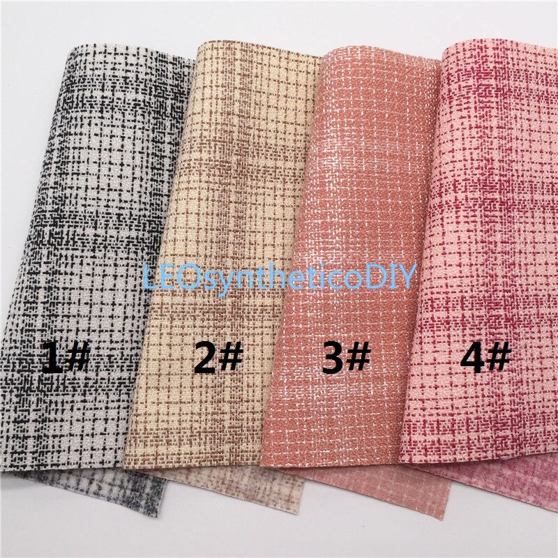 1PC 21X29CM Printed linen Fabric sheets For Making Bows LEOsyntheticoDIY T436A