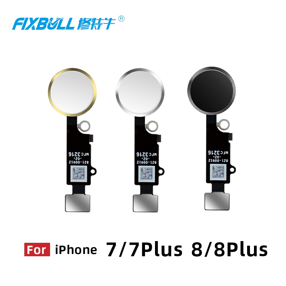 FIXBULL Universelle Bouton Câble Flexible Pour iPhone 7 8 Plus 7plus 8plus Avec Fonction de Retour Pas D'empreintes Digitales Touch ID