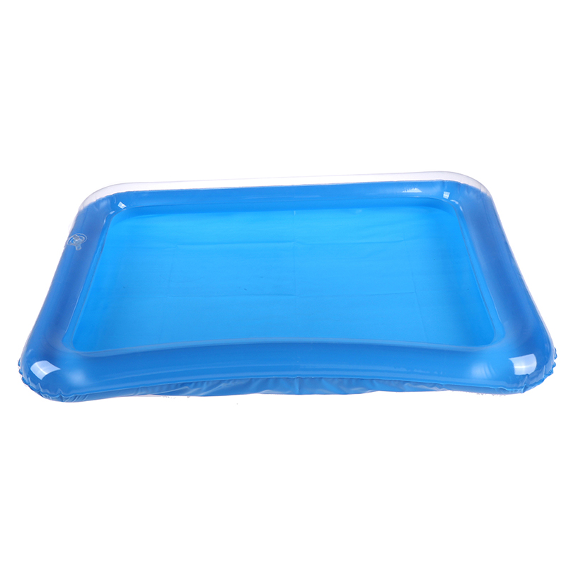 1 PC 60*45cm Toys with Space Inflatable Plastic Mobile Table Dynamic Sand Tray Indoor Magic Play Sand Children