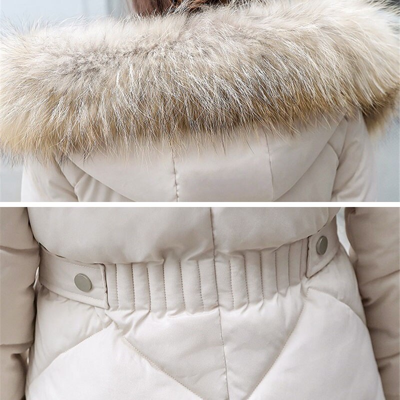 Vancavoo Winterjas voor dames, warme jas, donsjack van bont, parka, sweatshirt met capuchon, outdoorjas, Zwart, S
