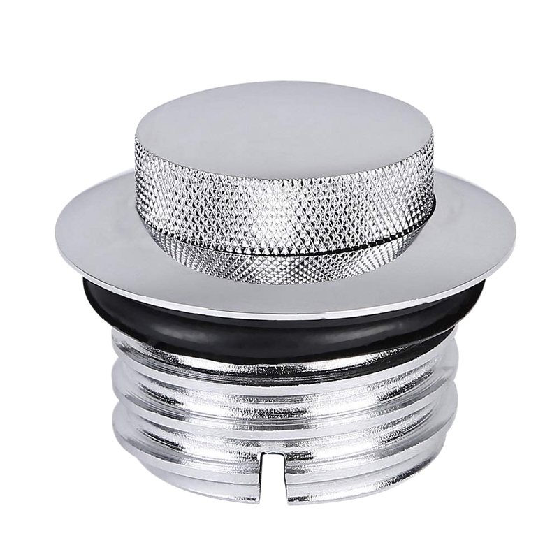Flush Pop-Up Reservoir Gas Cap Vented Fuel Tank Screw For Silver: Default Title