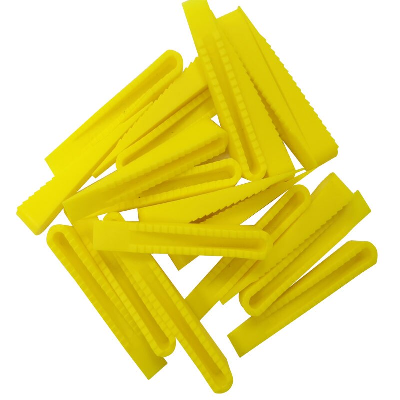 Plast distans 150 st gul liten vägg golv kakel utjämningssystem kilar kakel distans