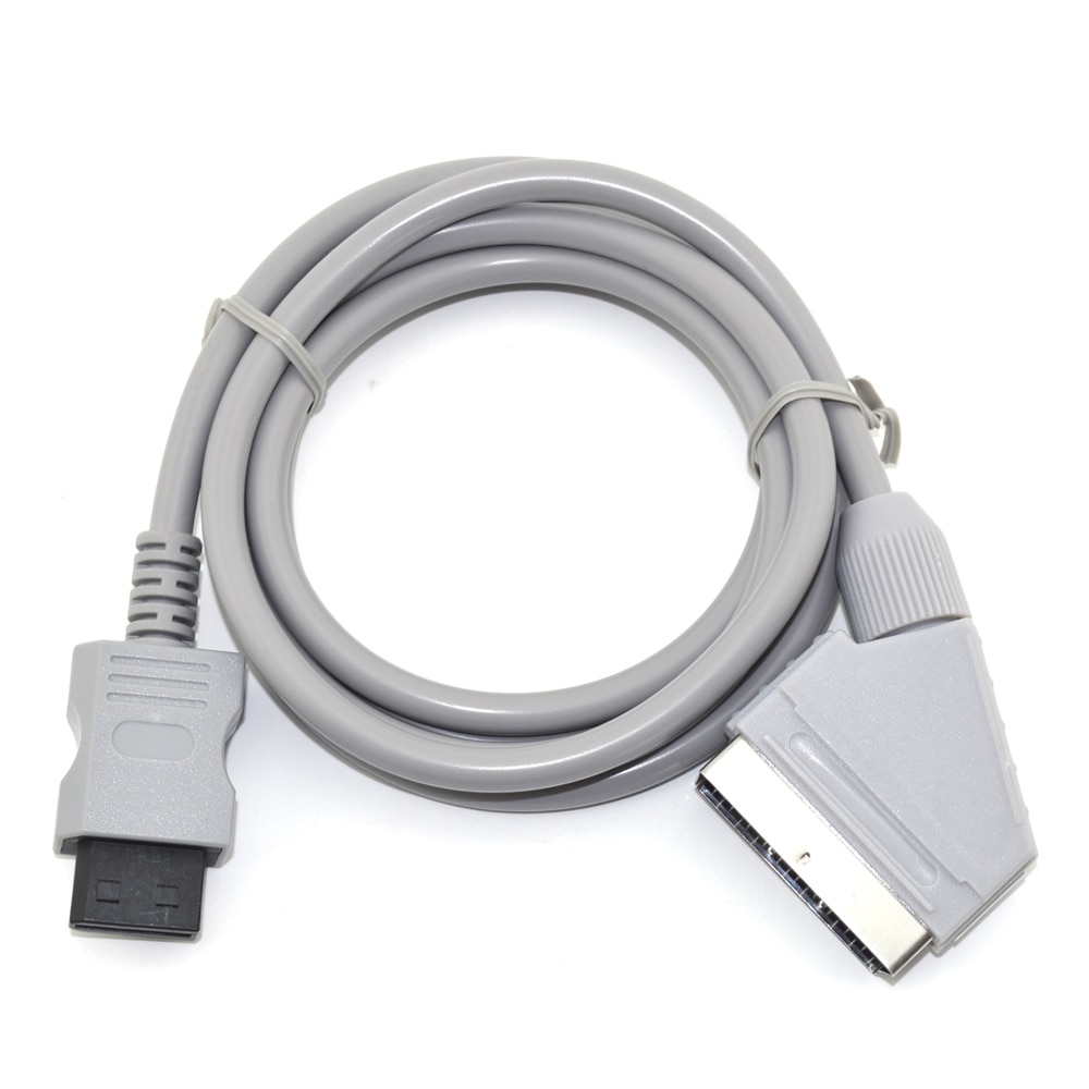 US/EU Plug Voor Nintendo Wii Games Console PVC RGB Scart Video 720 p/1080i HD HDTV AV kabel/Snoer