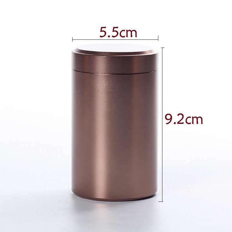 Mini Metal Tea Caddy sealed storage tank Portable travel Tea Boxes tea tin containers coffee canister Kitchen Spice Candy jar: M6