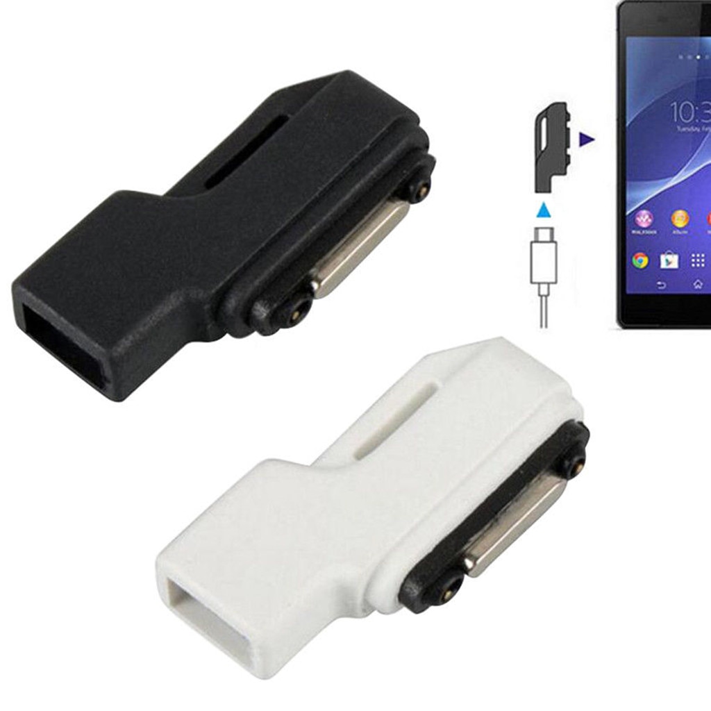 Mini Micro Usb Lader Opladen Adapter Voor Sony Xperia Z1 Z2 Z3 Hoge Prestaties Micro Usb Naar Magnetic Magneet lader