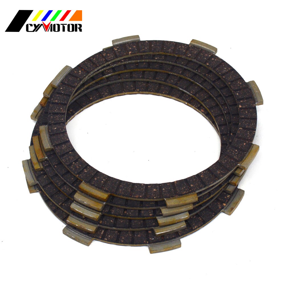 Placas de fricción de embrague de motocicleta, juego de discos para HONDA CR CG CB CBR XL CRF ATC CM DF TLR TR TRX XR 80 85 110 125 150 185-250, 5 uds.