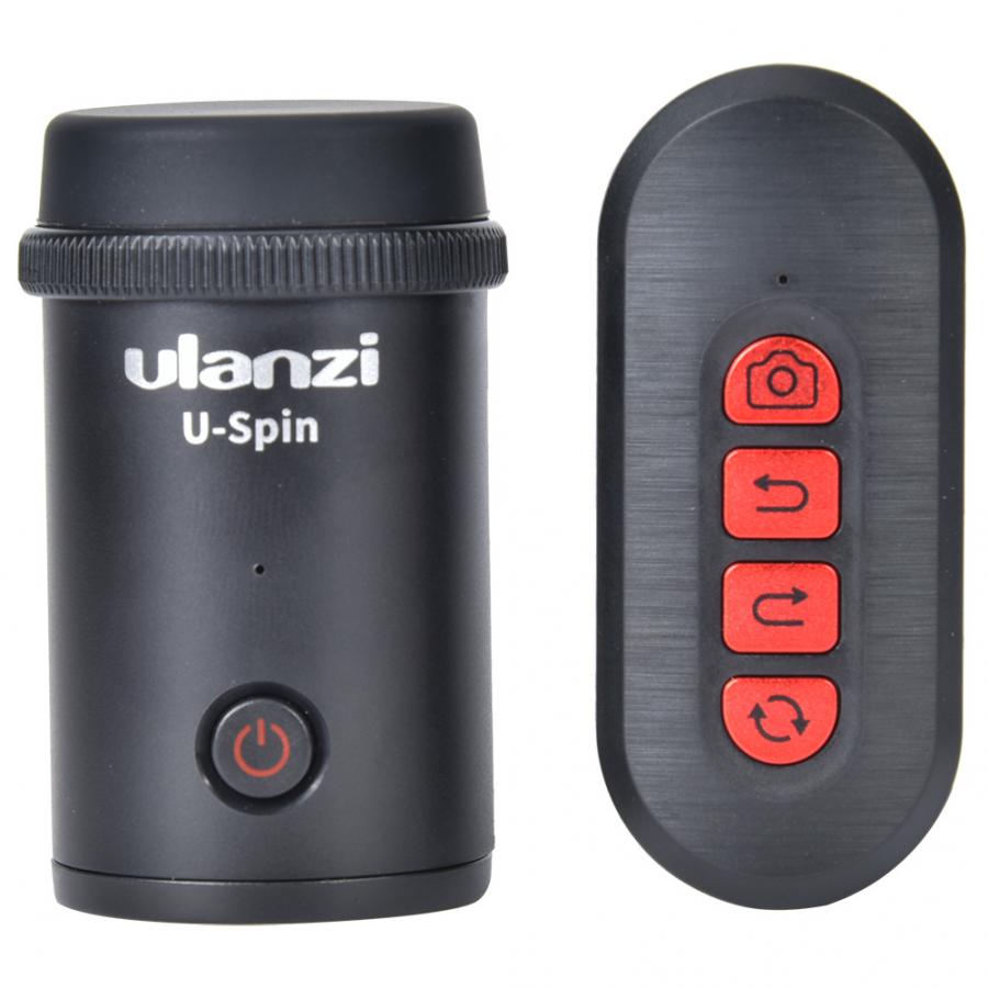 Ulanzi-spin bluetooth controle remoto panorâmica de 360 graus rotativo bola elétrica cabeça fotografia gravação acessório