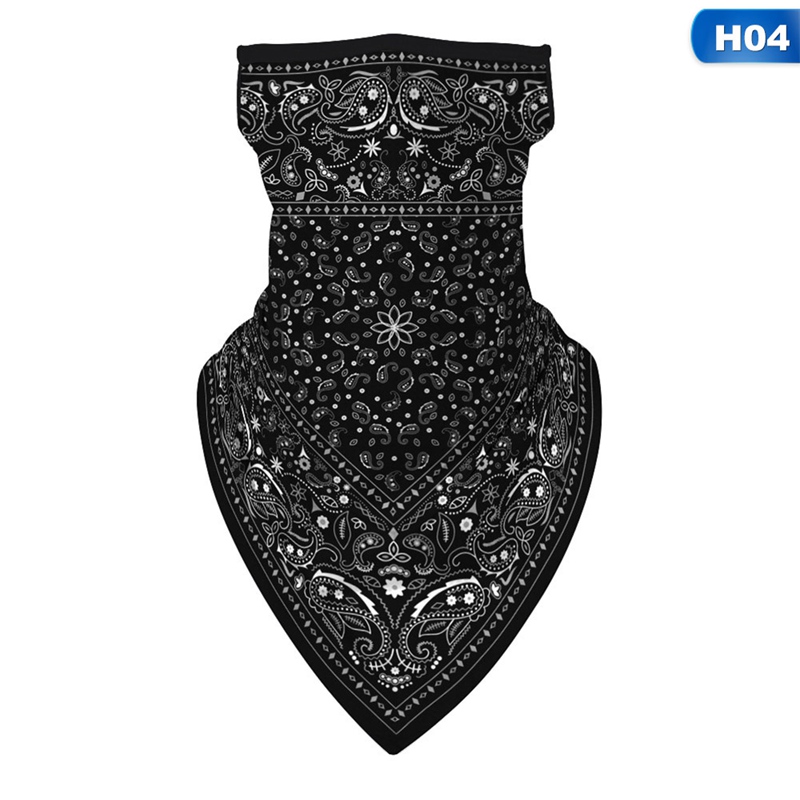 Bufanda para hombre y mujer, Bandana con elásticos, pasamontañas de cuello para la cara, bufanda fina con estampado Digital a prueba de viento: 4