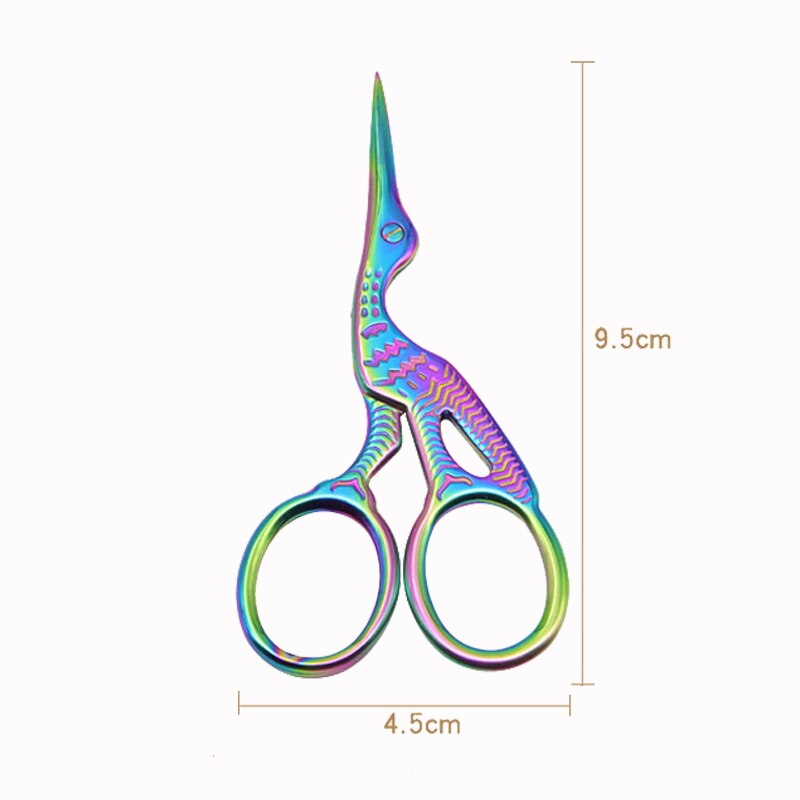Europeisk retro stork unicorn sysaks for korssting stoff garn kutter håndarbeid saks håndverk kutt sysaks: Jd0205