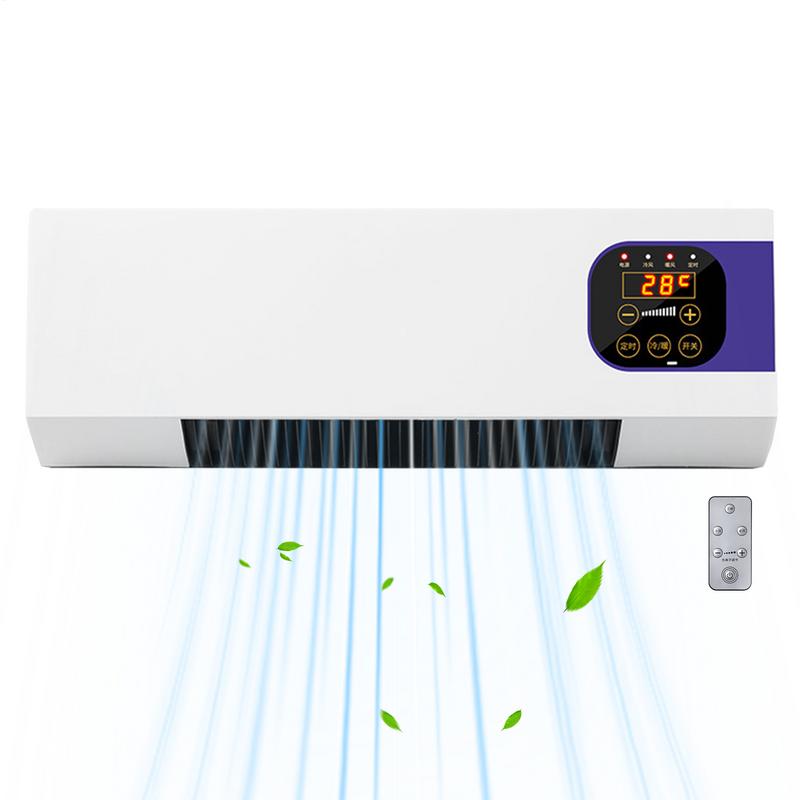 Airconditioner voor slaapkamer 2000W Afstandsbediening Muur Luchtkoeler Conditioners Kleine winterwarmer Temperatuur instelbaar Thuis