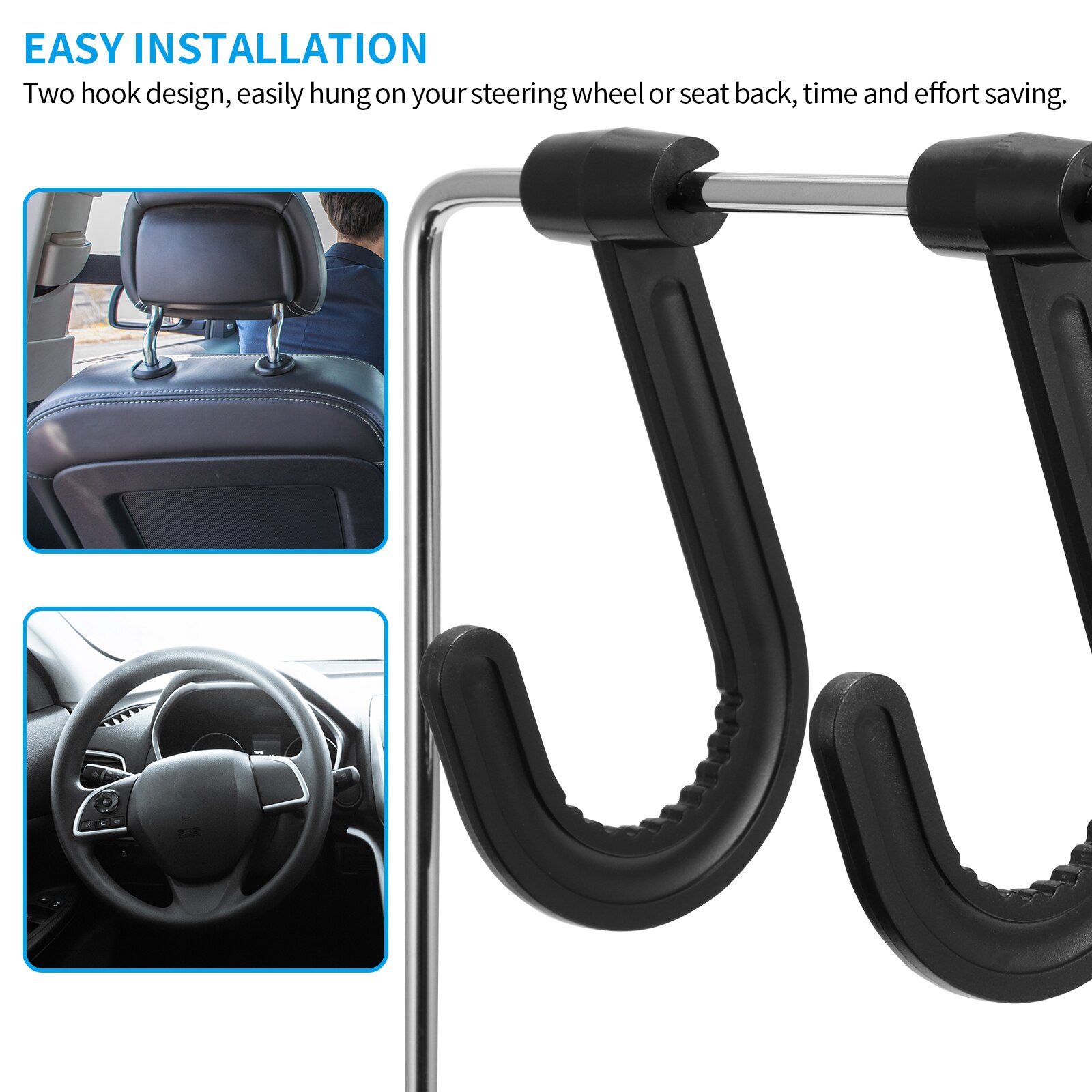 TiOODRE Portable Car Steering Wheel Desk Multifunctional Car Laptop Desk Practical Car Storage Tray for Eating Study Work