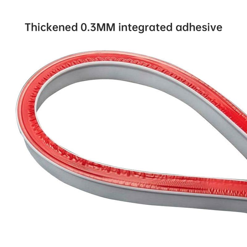 Badeværelse gummi vandspærre vådadskillelse 0.6m/2m køkkenvask installation vandtæt skillevæg vandtætningslister