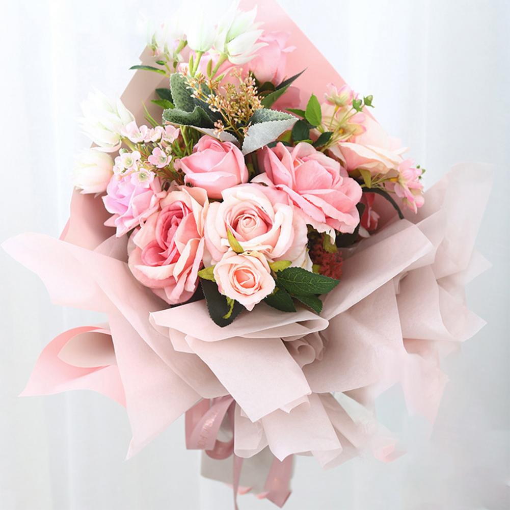 Easy Matching 40Pcs/Set Practical Wrapping Tissue Paper Flower Paper Flower Wrapping Paper Widely Applied for Wedding